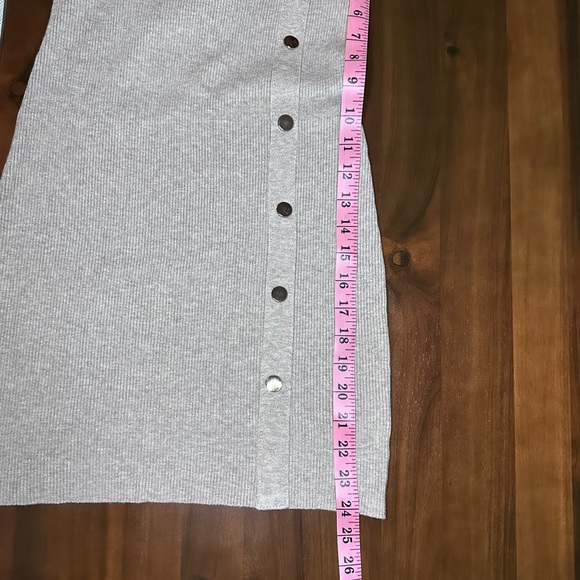 NEUTRAL SOFT SWEATER DRESS - Picture 7 of 8